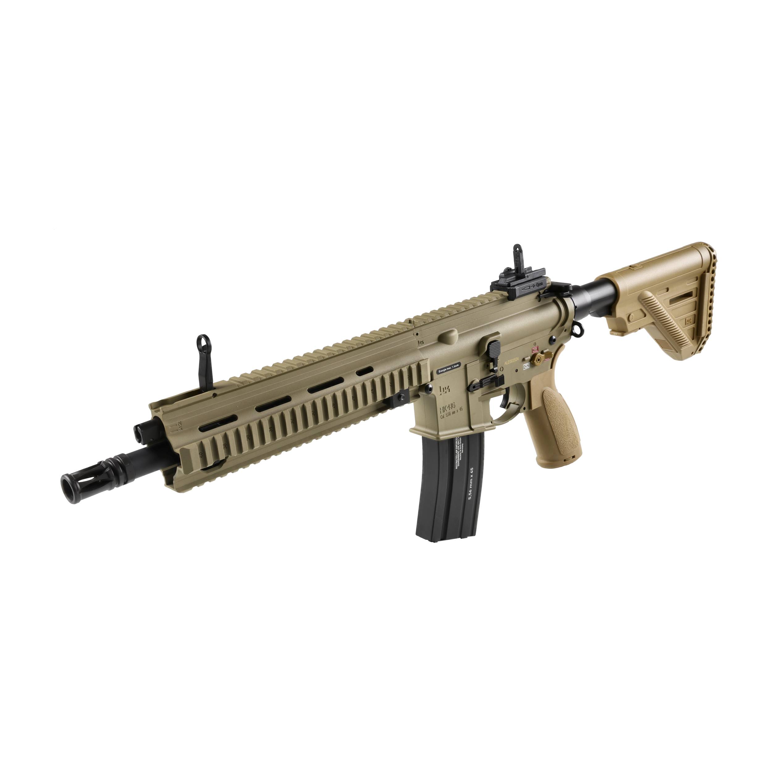 Replika karabinek ASG H&K Heckler&Koch HK416 A5 Sportsline 6 mm full-auto piaskowy - obrazek 5