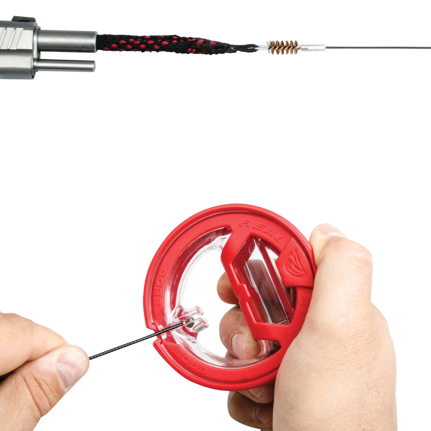 Sznur do czyszczenia przewodu lufy Real Avid Bore Boss do .357 / .38 / 9 mm - obrazek 3