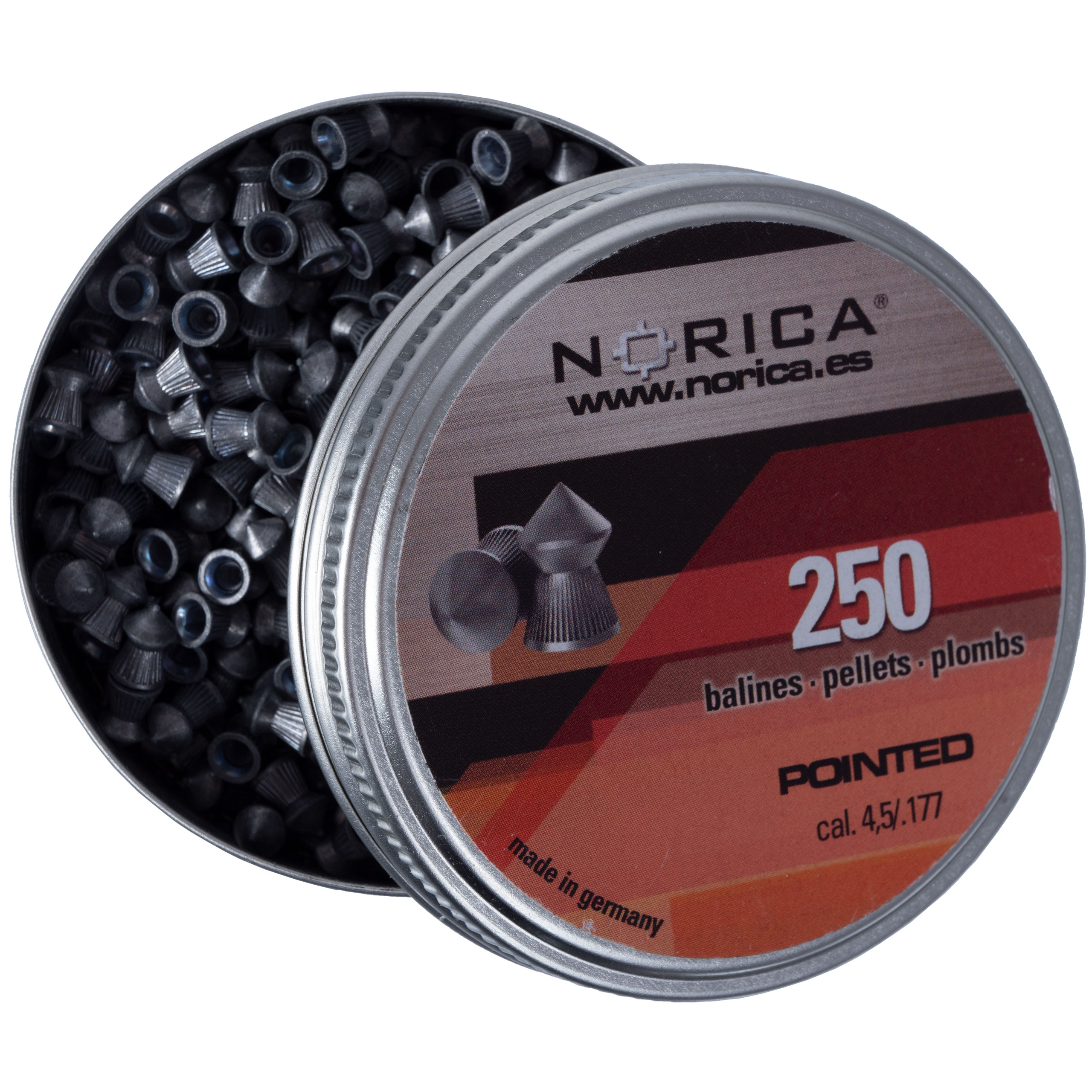 Śrut Norica Pointed 4,5 mm 250 szt. - obrazek 4