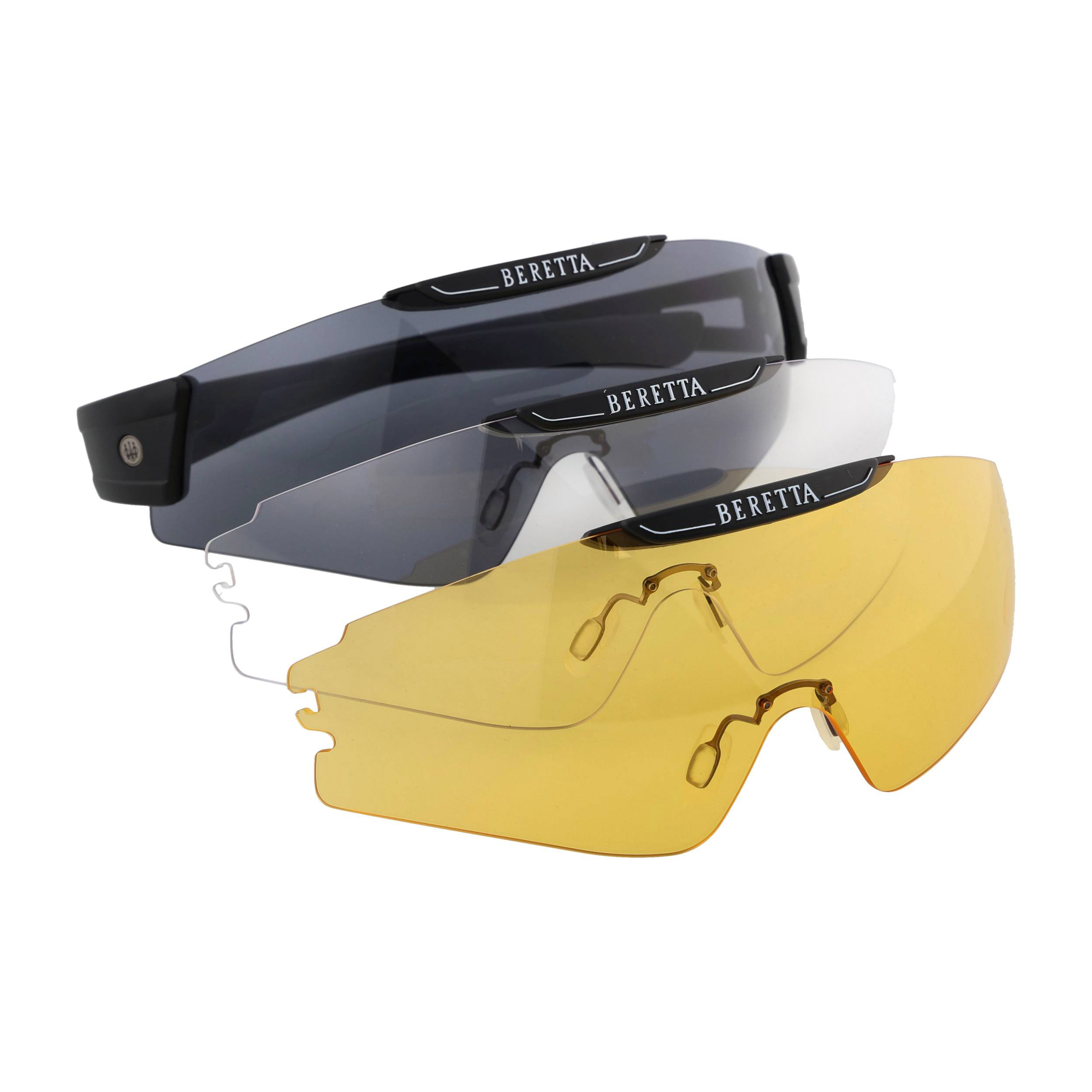 Zestaw okularów Beretta InterMask Eyeglasses, grafit/bezbarwny/żółty - obrazek 4