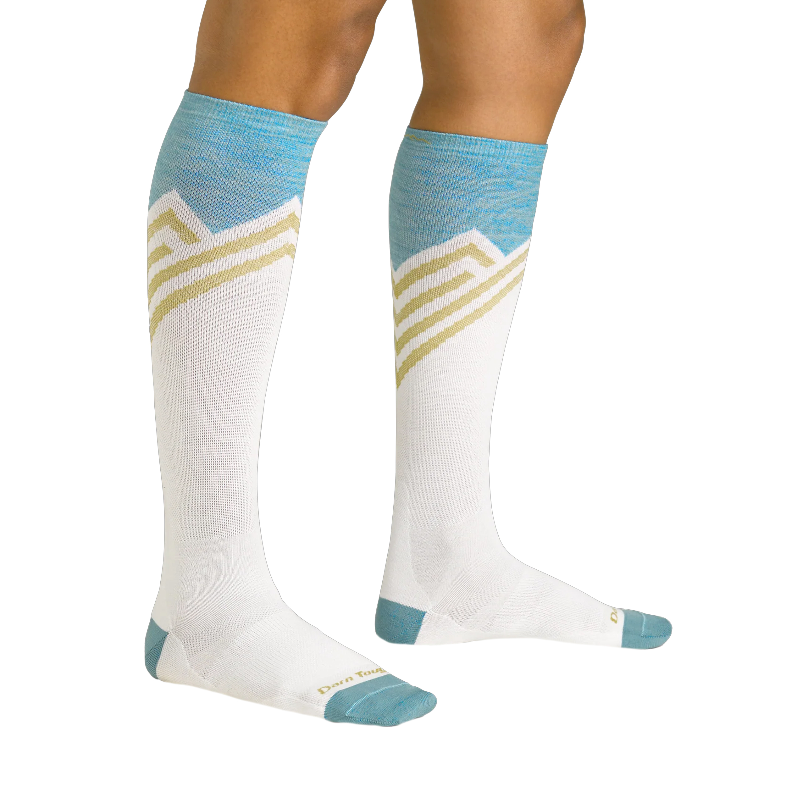 Skarpety trekkingowe damskie Darn Tough Peaks RFL White 35-37.5 - obrazek 2