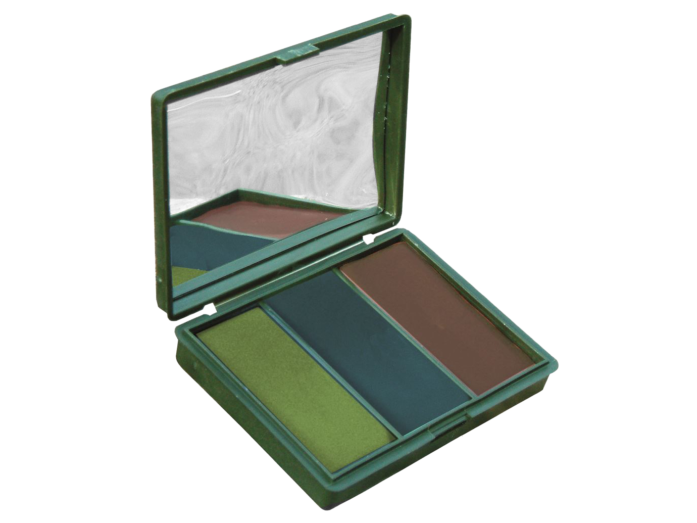 Pasta, farba do kamuflażu BCB Chameleon 3-kolorowa z lusterkiem - obrazek 2