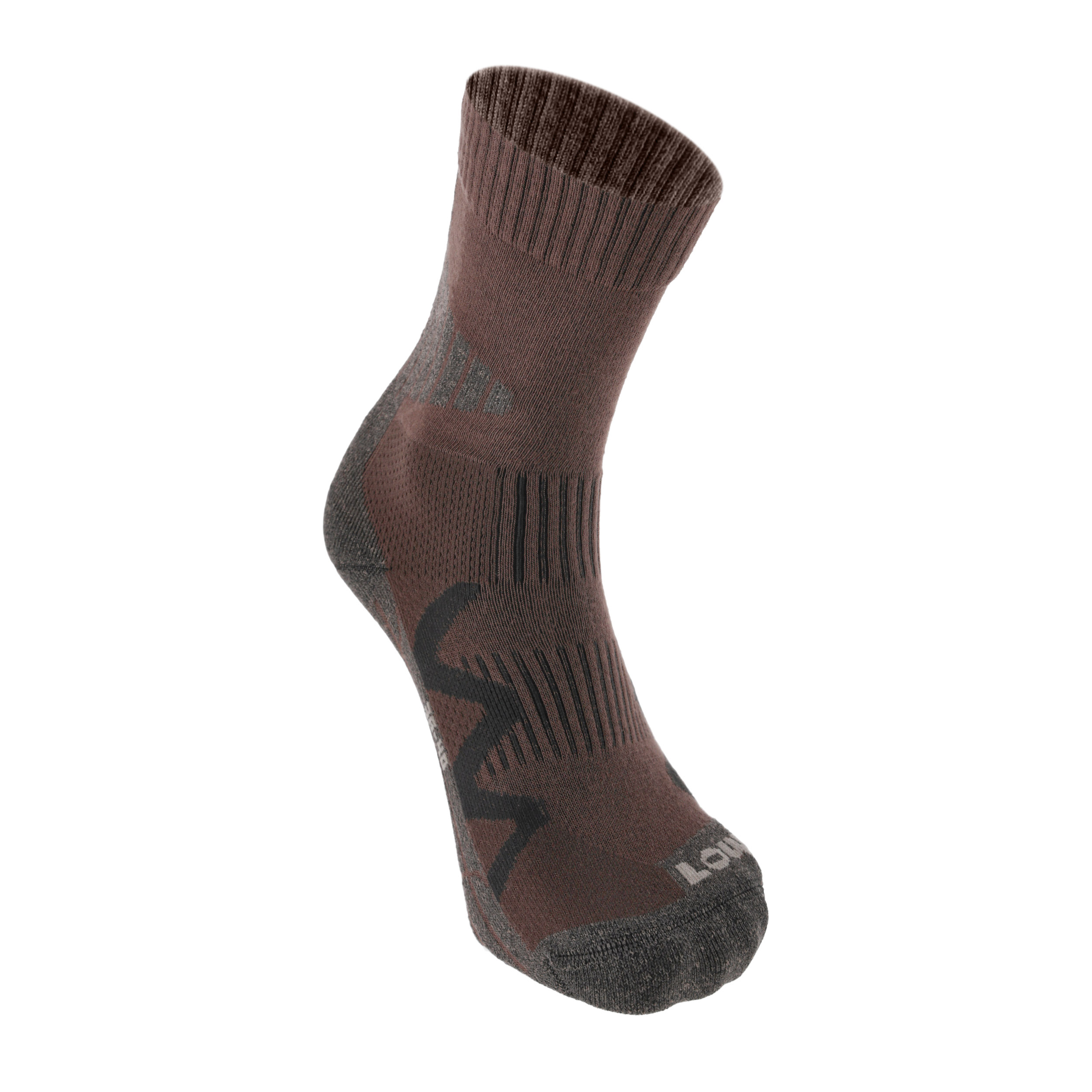 Skarpety LOWA 3-Season Pro, ciemnobrązowy 45-46 - obrazek 3
