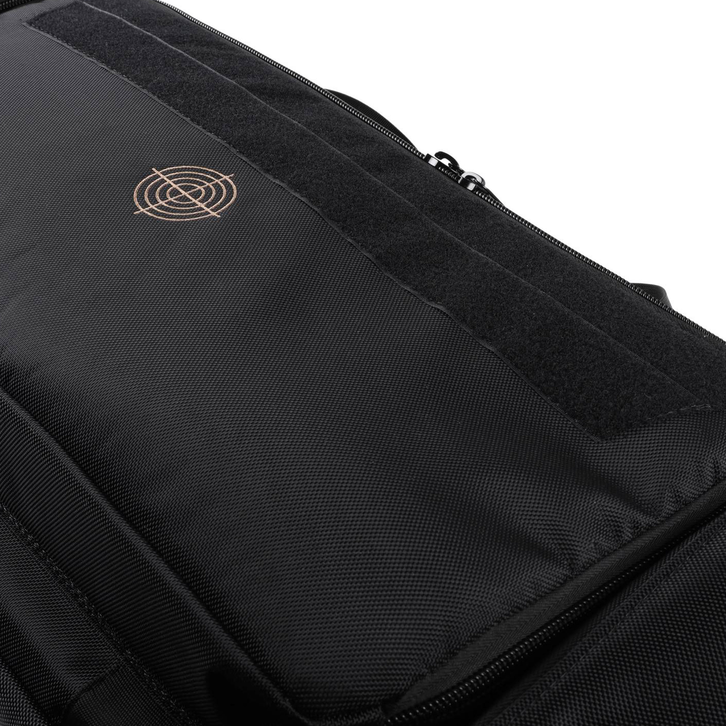 Pokrowiec na broń TACTICAL MAX02 dł. 1,05m h38, kolor czarny, haft celownik beżowy, na dwie jednostki - obrazek 7