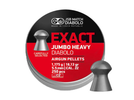 Śrut diabolo JSB Exact Jumbo Heavy 5,52 mm 250 szt.