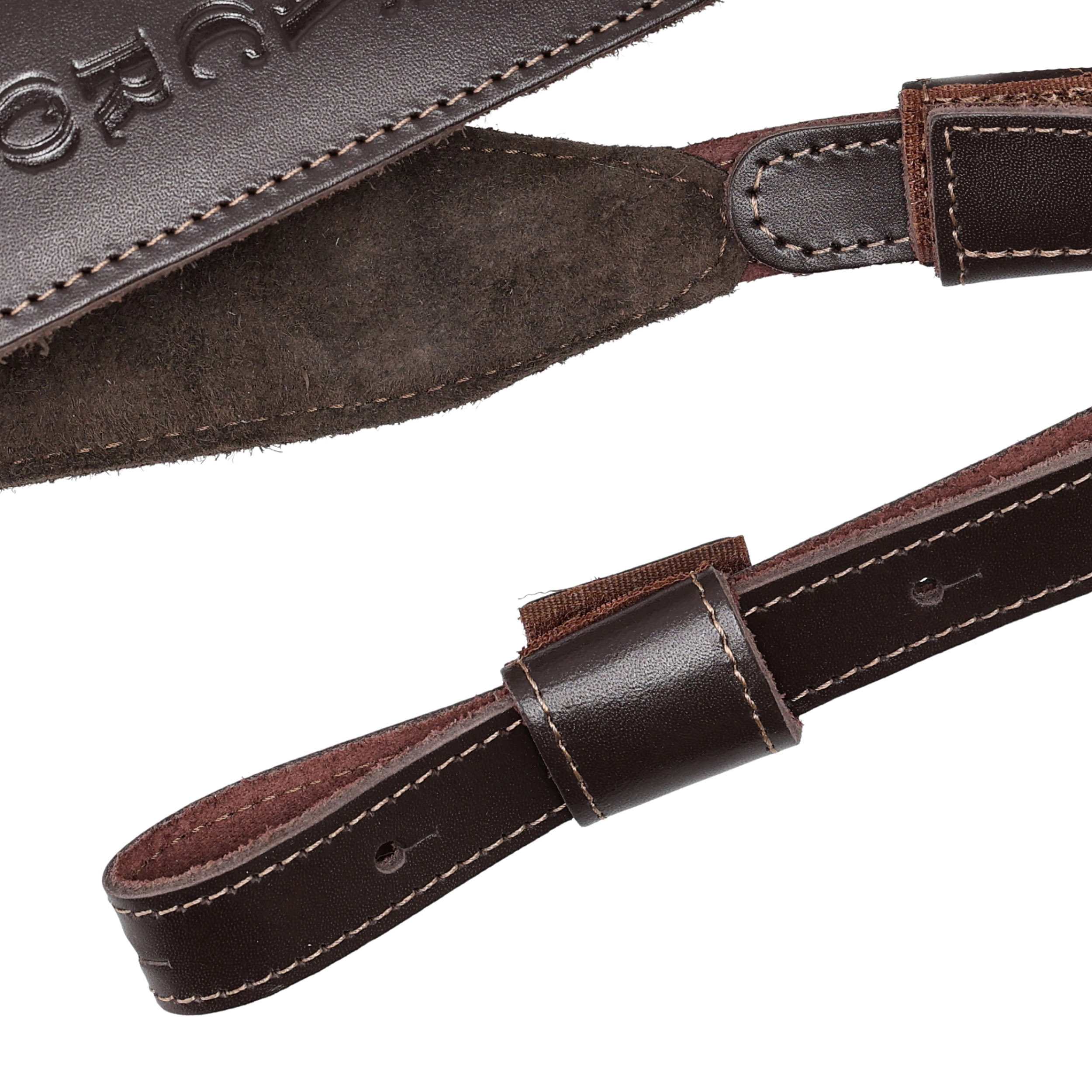 Pasek do broni Acropolis skórzany - brązowy - obrazek 3