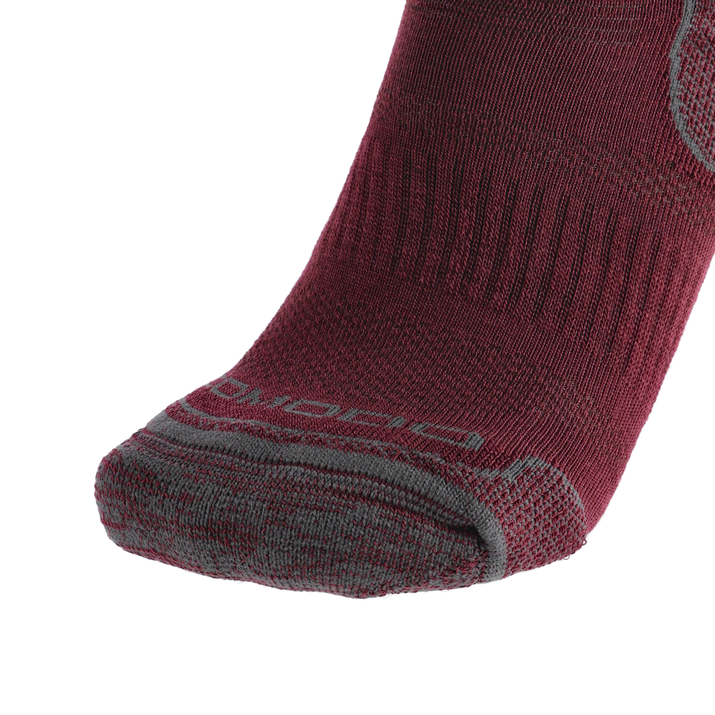 Skarpety turystyczne Comodo lekkie bordowe 35-38 - obrazek 4