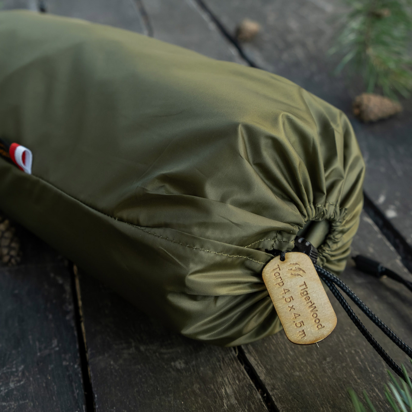 Tarp termo TigerWood 4,5m x 4,5m oliwkowy - obrazek 8