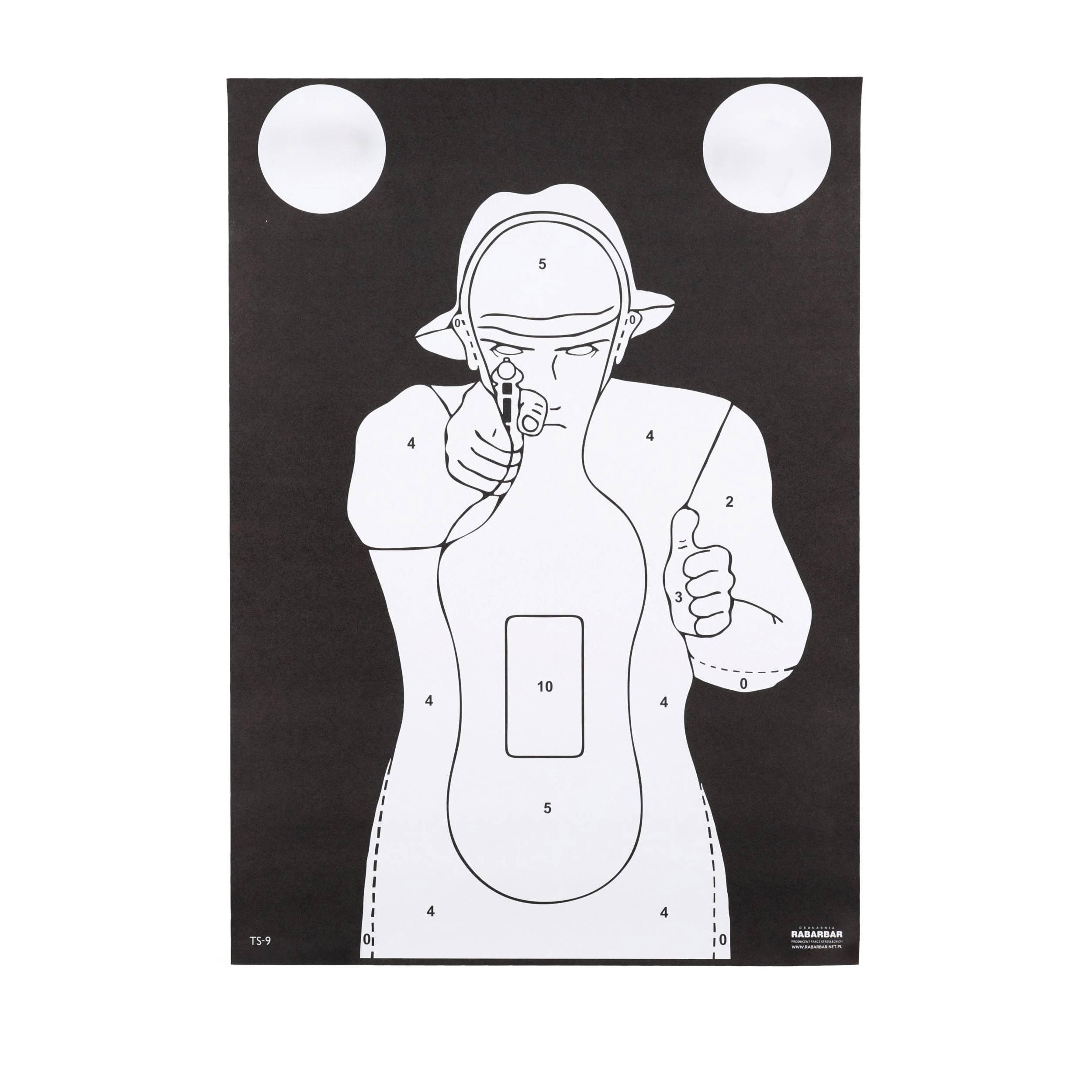 Tarcza sylwetkowa TS-9 "Francuz" 50szt.