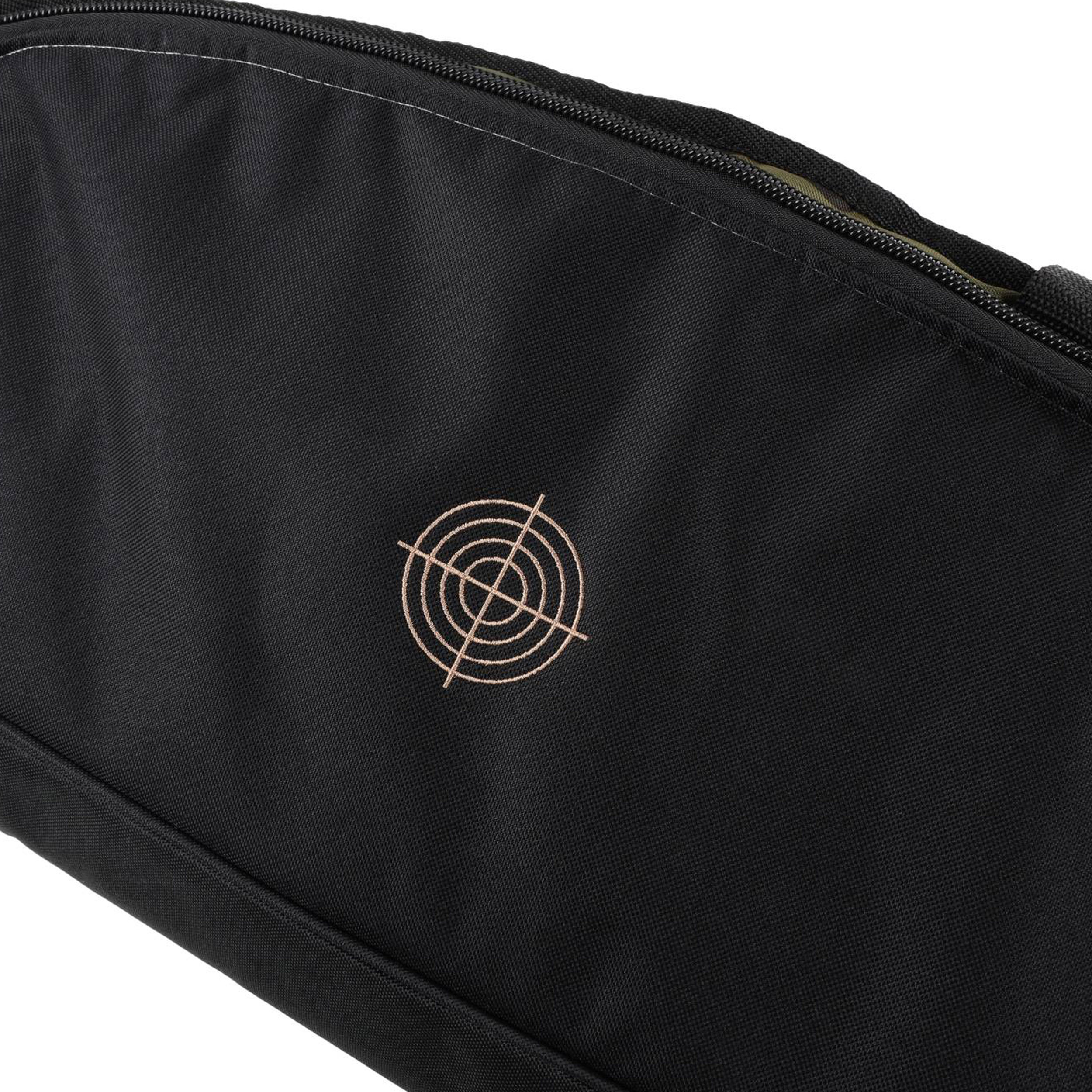 Pokrowiec Forsport na broń LPDK 17 1,25m, kolor czarny/ kamuflaż wojskowy, haft tarcza bezowa duża, biza czarna - obrazek 5