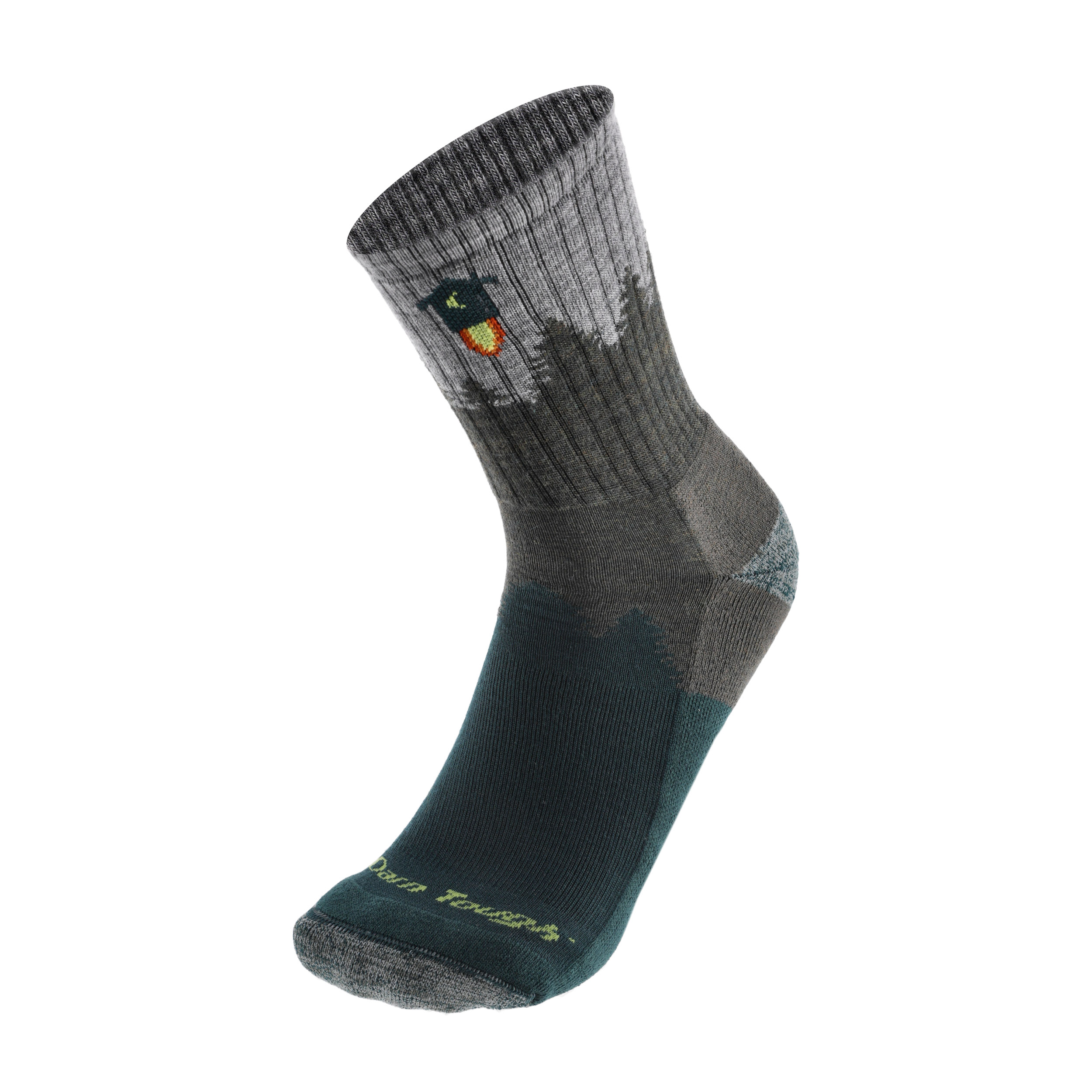 Skarpety trekkingowe męskie Darn Tough Number 2 Green 43-45.5