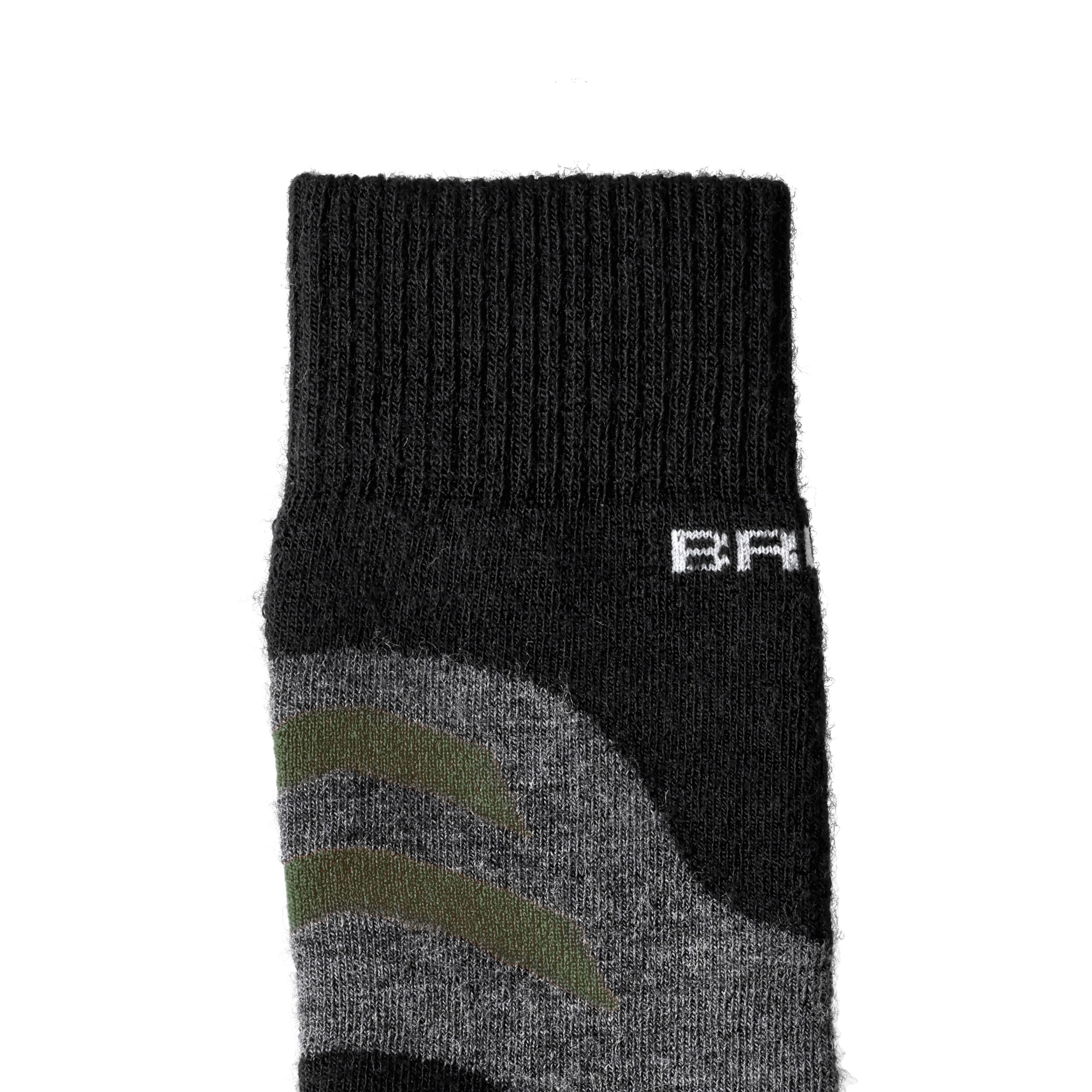 Skarpety męskie Brubeck Trekking Merino grafitowo - khaki 45-47 - obrazek 6