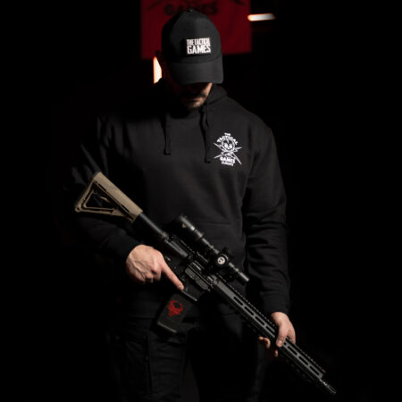 The Tactical Games EUROPE Skull Hoodie - Black