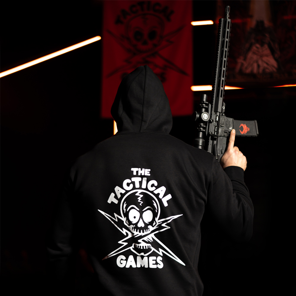 The Tactical Games Logo - TTG Europe Skull on the back Hoodie